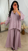Geruite Blouse en Broek Set