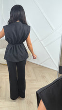 Elegante Gilet met Taillekoord