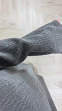 Jacquard Maxi Abaya met Opstaande Kraag