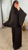 Jersey Khimar Abaya Set – 2 Delig