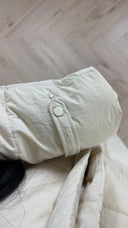 Lange Puffer Jas met Hoge Kraag