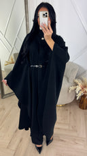 Luxe Cape Coat met TailleCeintuur