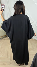 Maxi Jurk met V-Hals en Tailletouwtjes