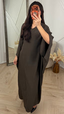 Maxi Jurk met V-Hals en Tailletouwtjes