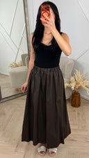 Maxi Rok met Elastische Taille