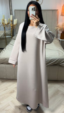 Maxi Sweater Dress met Lange Mouwen