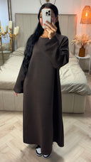 Maxi Sweater Dress met Lange Mouwen