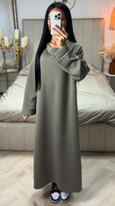 Maxi Sweater Dress met Lange Mouwen