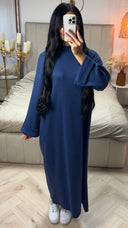 Maxi Sweater Dress met Rechte Pasvorm