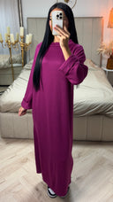 Maxi Sweater Dress met Rechte Pasvorm