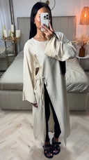 Maxi Tuniekjurk van Viscosemix met Strikdetails