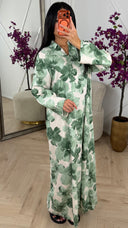Maxi jurk met bloemenprint 5717