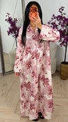 Maxi jurk met bloemenprint 5717