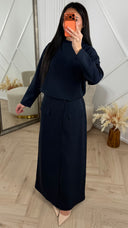 Minimal Two-Piece Set met Maxi Rok