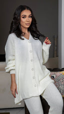 PRE ORDER Musthave Comfy 6-Button Gebreide Set WORDT 06-11 VERZONDEN