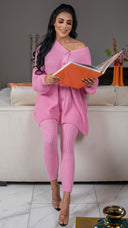 PRE ORDER Musthave Comfy 6-Button Gebreide Set WORDT 06-11 VERZONDEN