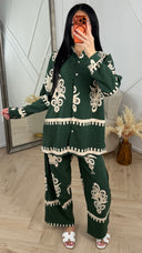 Ornament Print Tweedelige Set 1276