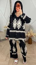 Ornament Print Tweedelige Set 1276