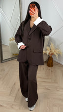 Oversized 2-Piece Set met Blazer en Wijde Broek