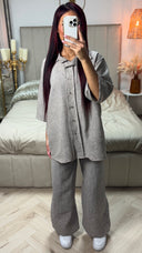 Oversized Blouse + Pants Set