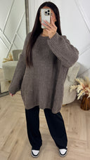 Oversized Chunky Knit Trui met Relaxed Fit