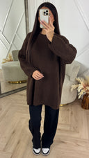Oversized Chunky Knit Trui met Relaxed Fit