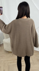 Oversized Gebreide Knit Trui