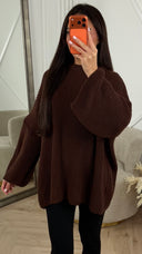 Oversized Gebreide Knit Trui