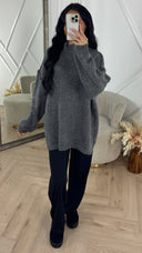 Oversized Wool Touch Knit Sweater