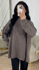 Oversized Wool Touch Knit Sweater