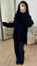 Oversized Wool Touch Knit Sweater