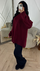 Oversized Wool Touch Knit Sweater