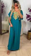 Oversized kaftan met borduursel 1892