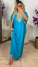 Oversized kaftan met borduursel 1892