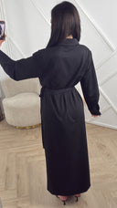 Overslag Maxi Jurk met Tailleceintuur