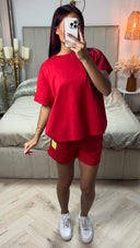 Perfect Outfit Soft Material Tee+Shorts Set
