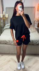Perfect Outfit Soft Material Tee+Shorts Set