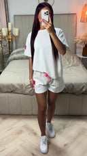 Perfect Outfit Soft Material Tee+Shorts Set