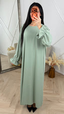Ruffle Abaya Maxi