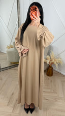 Ruffle Abaya Maxi