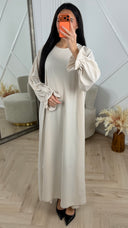 Ruffle Abaya Maxi