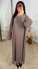 Ruffle Abaya Maxi