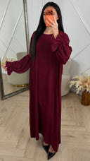 Ruffle Abaya Maxi