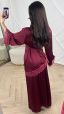 Satijnen 2-Piece Set met Kantdetails