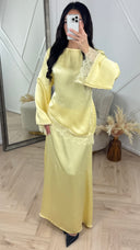 Satijnen 2-Piece Set met Kantdetails