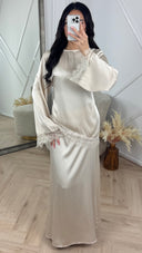 Satijnen 2-Piece Set met Kantdetails