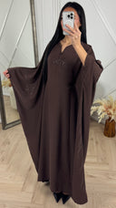 Sparkle Abaya Maxi Jurk met V-Hals
