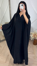 Sparkle Abaya Maxi Jurk met V-Hals