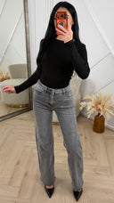 Super Stretch Wide Leg Jeans – H896-5