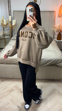 Sweater met ‘Iconic Club’ Borduring